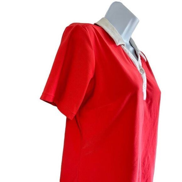 Nike woman raspberry golf polo, shirt, size S.  A517 - Picture 3 of 5